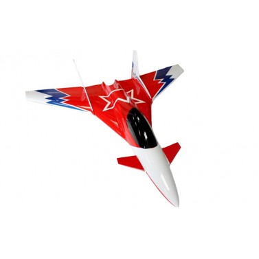 GFK TURBINEN-JET RED FLASH, SPW.1600mm, ARF