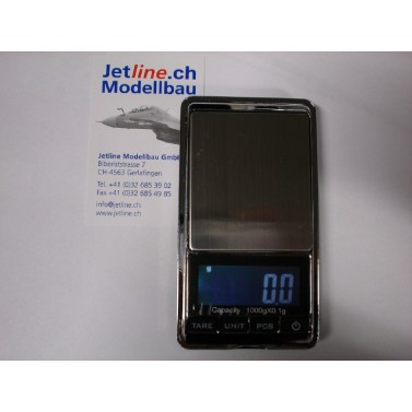 DIGITAL WAAGE 0.1 - 1000g EDELSTAHL,Chinahobbyline