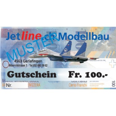 GUTSCHEIN CHF 100.-