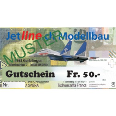 GUTSCHEIN CHF 50.-