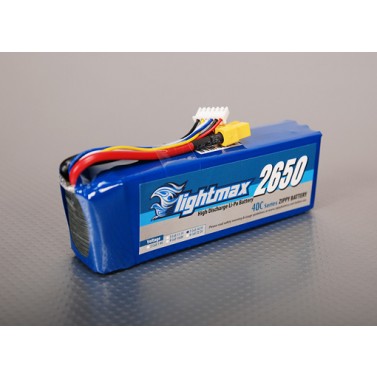 FLIGHTMAX 2650mAh 18.5V 5S1P 40C, Chinahobbyline