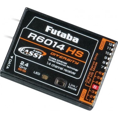 EMPFÄNGER R6014HS 2.4GHz FASST, Futaba