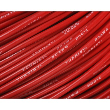 SILIKONKABEL 20AWG SCHWARZ / ROT, Chinahobbyline