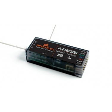 EMPFÄNGER AR635 AS3X 6CH 2.4GHz, Spektrum