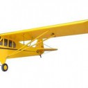 PIPER J-3 CUP 1:3 GELB 100cc 3.6m, ARF