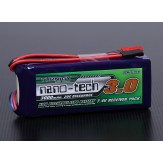 TURNIGY NANO-TECH 3000mAh 2S2P 20C, Chinahobbyline