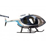 HUGHES 500E, 50 SCALE FUSELAGE ( Sheriff blau )