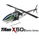 TITAN X50 FLYBARLESS KIT MIT CARBONBLÄTTER, Thunder Tiger