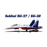 SUKHOI SU-27 UB 1:3,75 (white/red/blue), CARF-MODELS