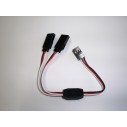 V-KABEL FUTABA FÜR 2 SERVOS, Chinahobbyline