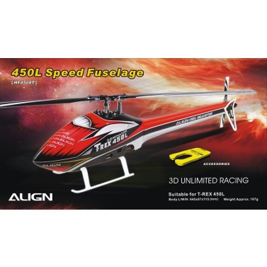 450L SPEED FUSELAGE - RED & WHITE, Align