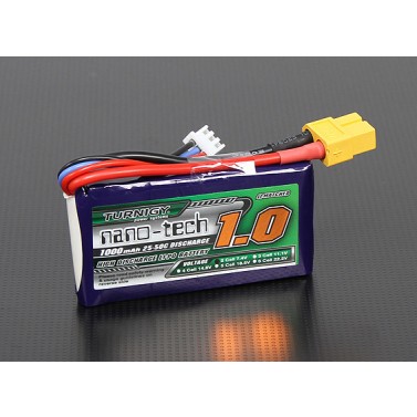 TURNIGY NANO-TECH 1000mAh 2S 25-50C,Chinahobbyline