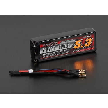 TURNIGY NANO-TECH 5300mAh 7.4V 2S2P 30-60C CAR