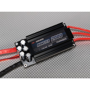 REGLER TURNIGY MONSTER-2000 200A 4-12S BRUSHL. ESC