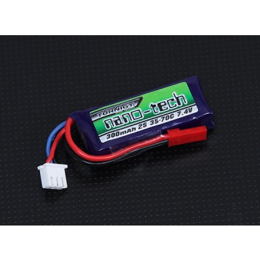 TURNIGY NANO-TECH 300mAh 2S 35C, Chinahobbyline