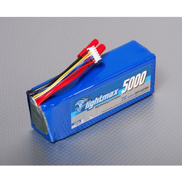 FLIGHTMAX 5000mAh 18.5V 5S1P 25C, Chinahobbyline