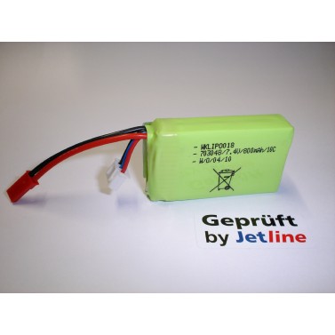 WALKERA 800mAh 7.4V 2S, Chinahobbyline