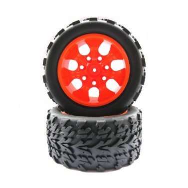OFFROAD RÄDER 1:10 MONSTER, ORANGE, 115mmx50mm 