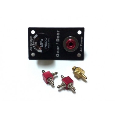 SINGLE AIR GAUGE FILL VALVE ASSEMBLY GEAR / DOOR