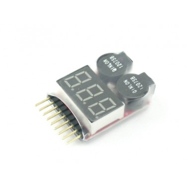 LI-PO BATTERY VOLTAGE TESTER & LOW VOLTAGE BUZZE