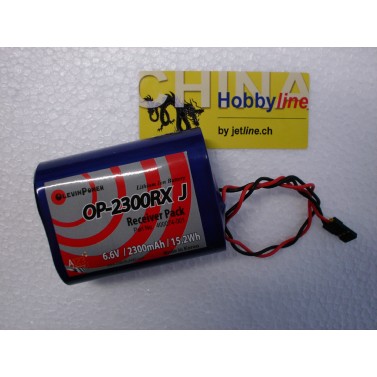 EMPFÄNGERAKKU 6.6VB 2300mAh 2S1P, Chinahobbyline
