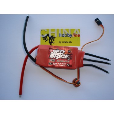 REGLER RED BRICK 100A ESC, Chinahobbyline