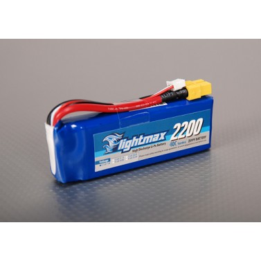 FLIGHTMAX 2200mAh 7.4V 2S1P 40C, Chinahobbyline