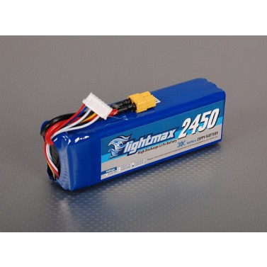 FLIGHTMAX 2450mAh 22.2V 6S1P 30C, Chinahobbyline