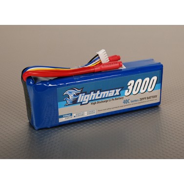 FLIGHTMAX 3000mAh 14.8V 4S1P 40C, Chinahobbyline