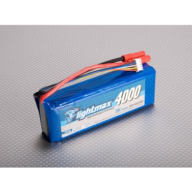 FLIGHTMAX 4000mAh 14.8V 4S1P 20C, Chinahobbyline