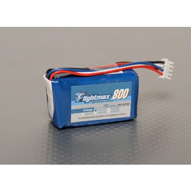 FLIGHTMAX 800mAh 11.1V 3S1P 20C, Chinahobbyline