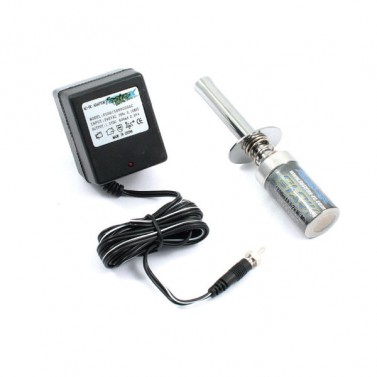 Fastrax 1800mAh Glow Starter W/2-Pin Euro Charger