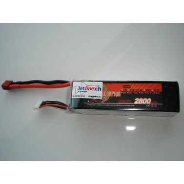 LI-PO AKKU WILD SCORPION 2800mAh 14.8V 4S 35C