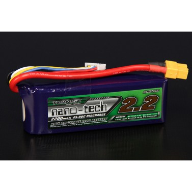 TURNIGY NANO-TECH 2200mAh 4S 45-90C,Chinahobbyline