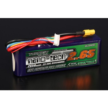 TURNIGY NANO-TECH 2650mAh 6S 25-50C,Chinahobbyline