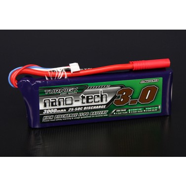 TURNIGY NANO-TECH 3000mAh 3S 25-50C,Chinahobbyline