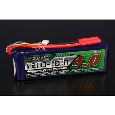 TURNIGY NANO-TECH 4000mAh 4S 25-50C,Chinahobbyline