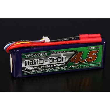 TURNIGY NANO-TECH 4500mAh 4S 25-50C,Chinahobbyline