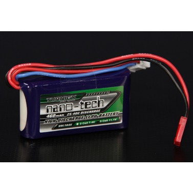 TURNIGY NANO-TECH 460mAh 3S 25C, Chinahobbyline