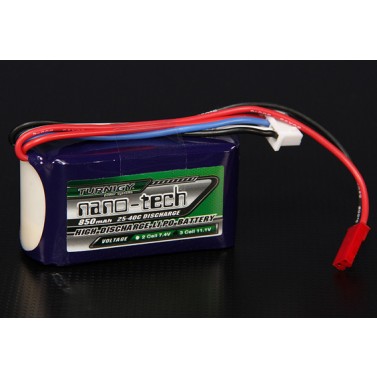 TURNIGY NANO-TECH 850mAh 3S 25-40C,Chinahobbyline